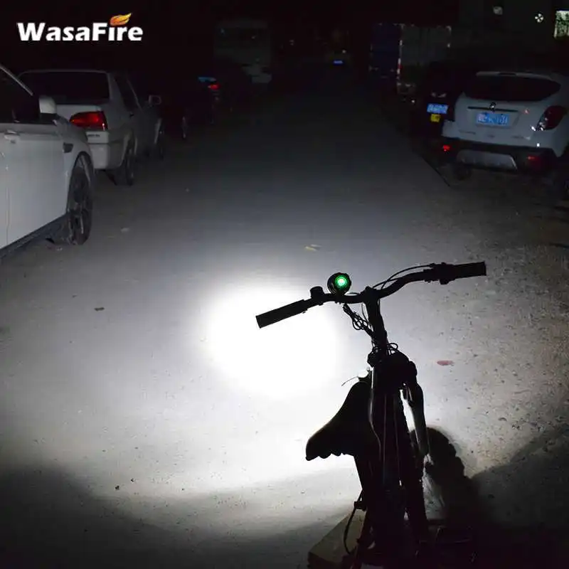 Flash Deal WasaFire XM-L U2 2000lm bicycle light LED bike lights Cycling Frontlight Headlamp +6400mAh battery Headlight Flashlight Lamps 13