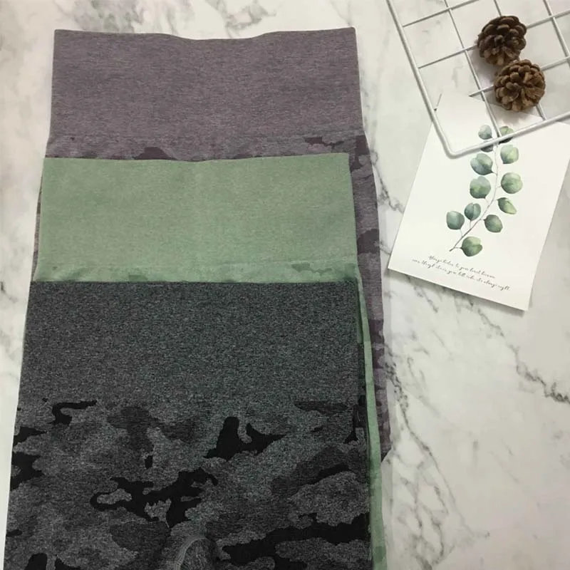 Women New Camo Seamless Leggings High Waisted Women Sports Leggings Camouflage Fitness Yoga Pants Girl Sport Leggings