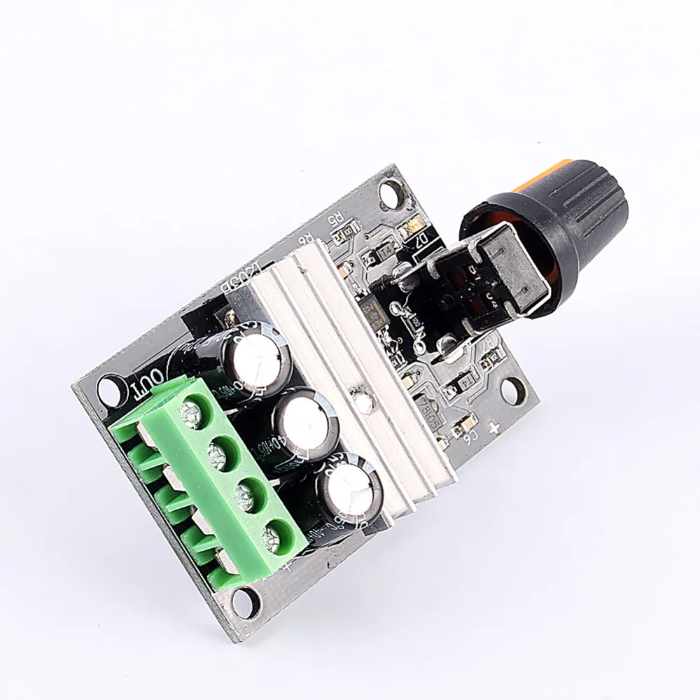 

10PCS/lot PWM DC 6V 12V 24V 28V 3A Motor Speed Control Switch Controller 1230B High Quality
