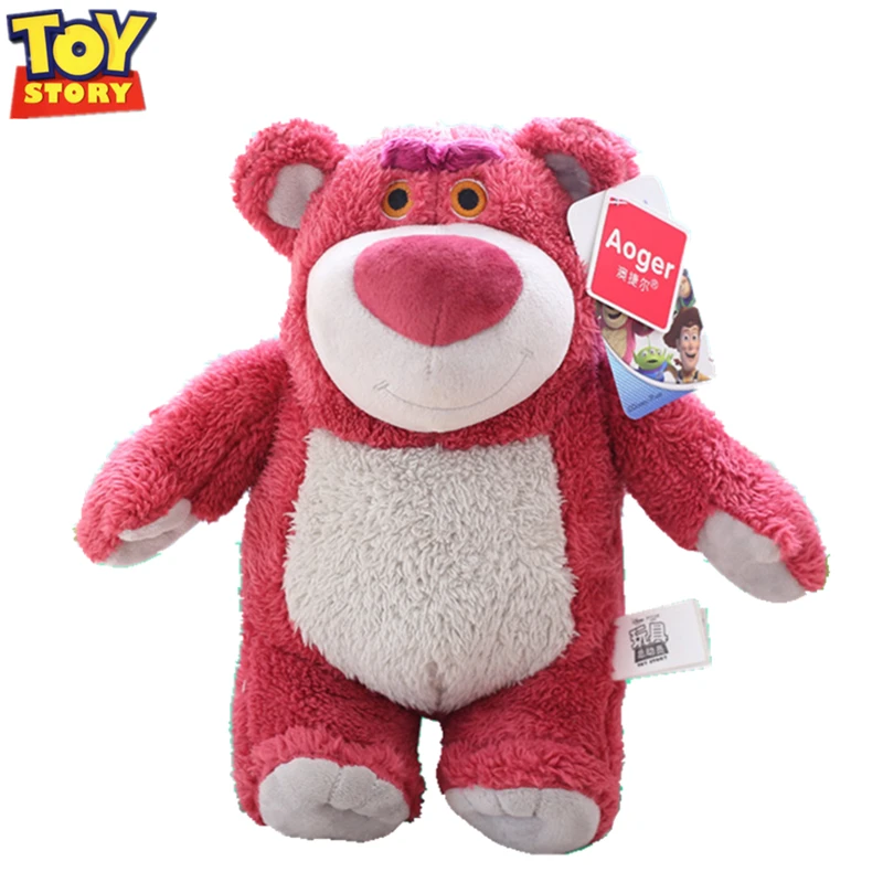 

Disney Toy Story 4 toys Pixar Plush Strawberry bear Lotso Woody Buzz Lightyear Forky Alien toy story Model Toy For Children Gift