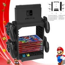 Дорожный переключатель аксессуары для игр Подставка для хранения 10 игр держатель для контроллера дисков для nintendo Nitendo nintendo Switch Console Joycon
