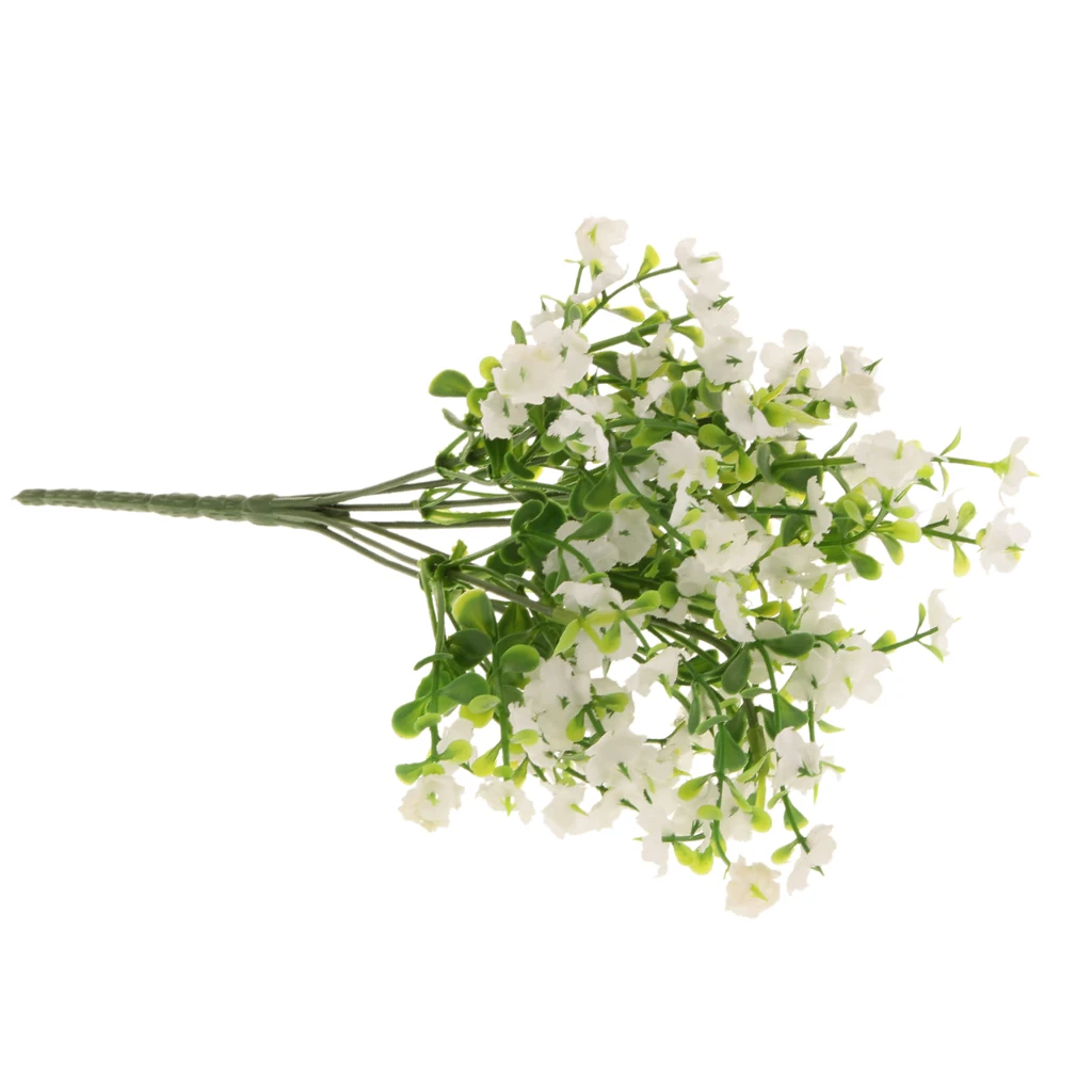 10Pcs Babies Breath FlowerS Artificial Gypsophila Bridal Bouquets Lifelike Flowers For Wedding Home DIY Decor