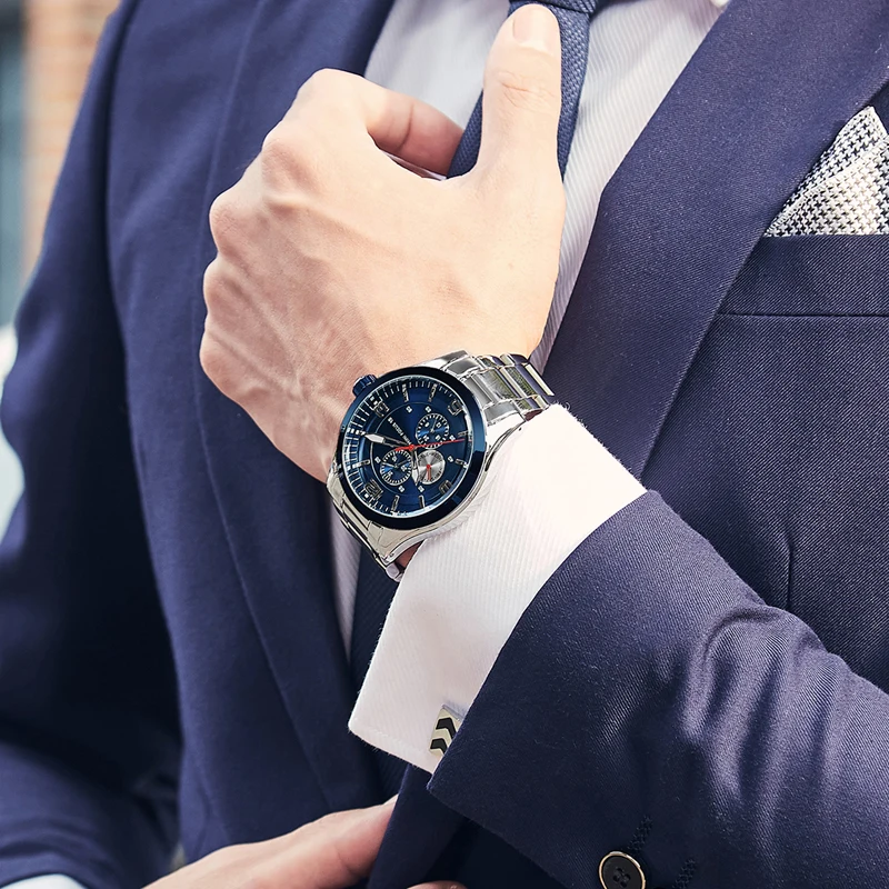 MINI FOCUS Quartz Watch for Men Waterproof_voghion.com