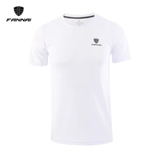 Fannai новая спортивная рубашка для мужчин, топы, футболки для бега, Рашгард, мужской короткий рукав, быстросохнущая Спортивная одежда для фитнеса, мужская спортивная одежда