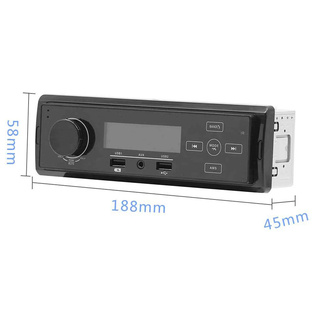 12V Car Auto MP3 Player Bluetooth Audio Phone AUX-IN MP3 FM/USB Radio remote control For phone Car Audio