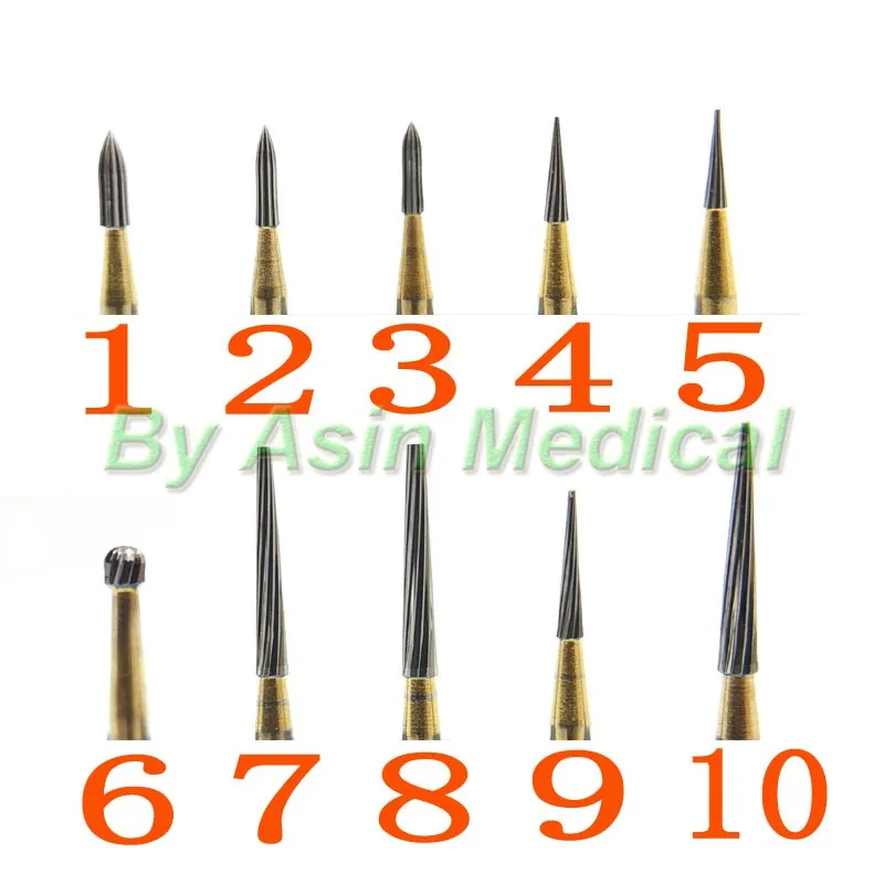 2018 new arrival 1 set dental bur Tungsten steel finishing bur