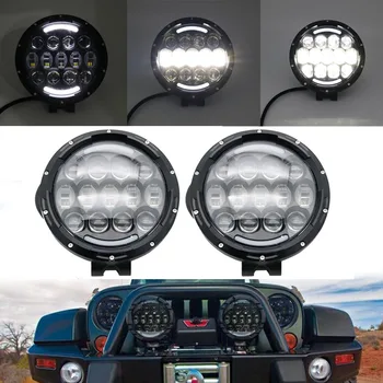 

7'' 105W round LED Bar LED Work Light Bar for Driving Offroad Boat Car Tractor Truck 4x4 SUV ATV 12V 24V