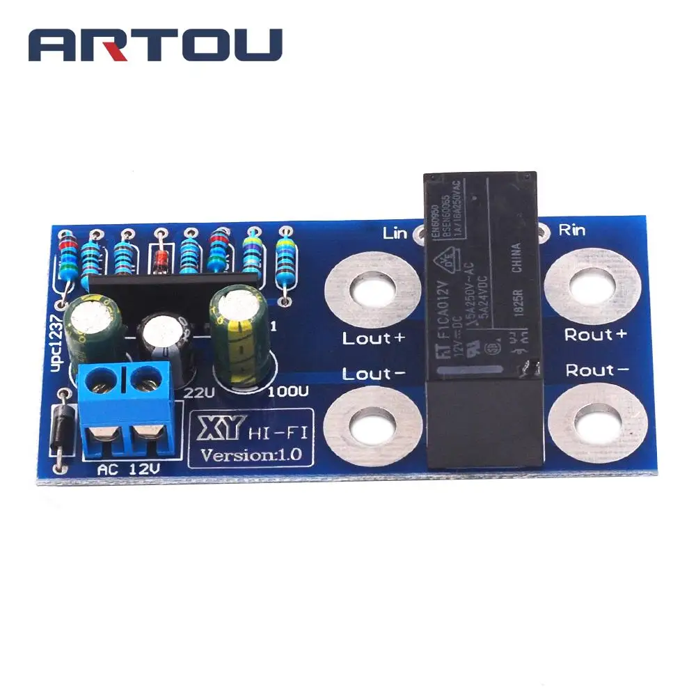 

1Set Dual channel UPC1237 Speaker Protection Board Kit Boot Delay DC Protection DIY