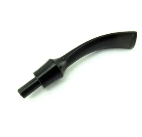 

3pcs New Black Ebonite vulcanizates mouthpieces Stem For Tobacco Smoking pipe