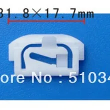 100 шт Автомобильный футляр для солнечных очков лобовое стекло на панель боковая накладка Клип чехол для AMC4005540