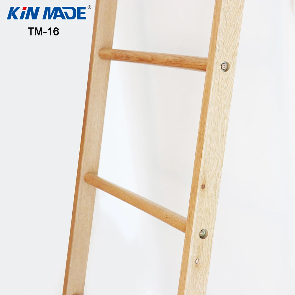Kinmade Европейский твердый деревянный стеллаж для лестниц, напольная креативная простая современная вешалка для спальни, гостиной, ванной комнаты, вешалка для полотенец