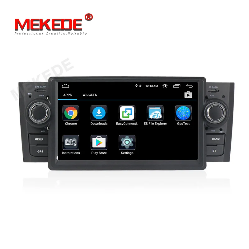 Perfect Car Multimedia player GPS Android8.1 Android9.1 Car Radio 1 Din DVD For Fiat/Grande/Punto/Linea 2007-2012 Radio FM steering 1