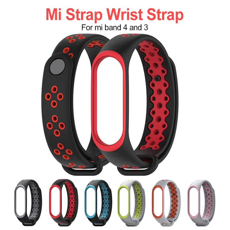 

Sport Wrist Strap for Xiaomi Mi band 3 4 Silicone Bracelet for Band3 Xiaomi Mi Band 3 4 Smart Watch Bracelet Mi Band 3 Strap