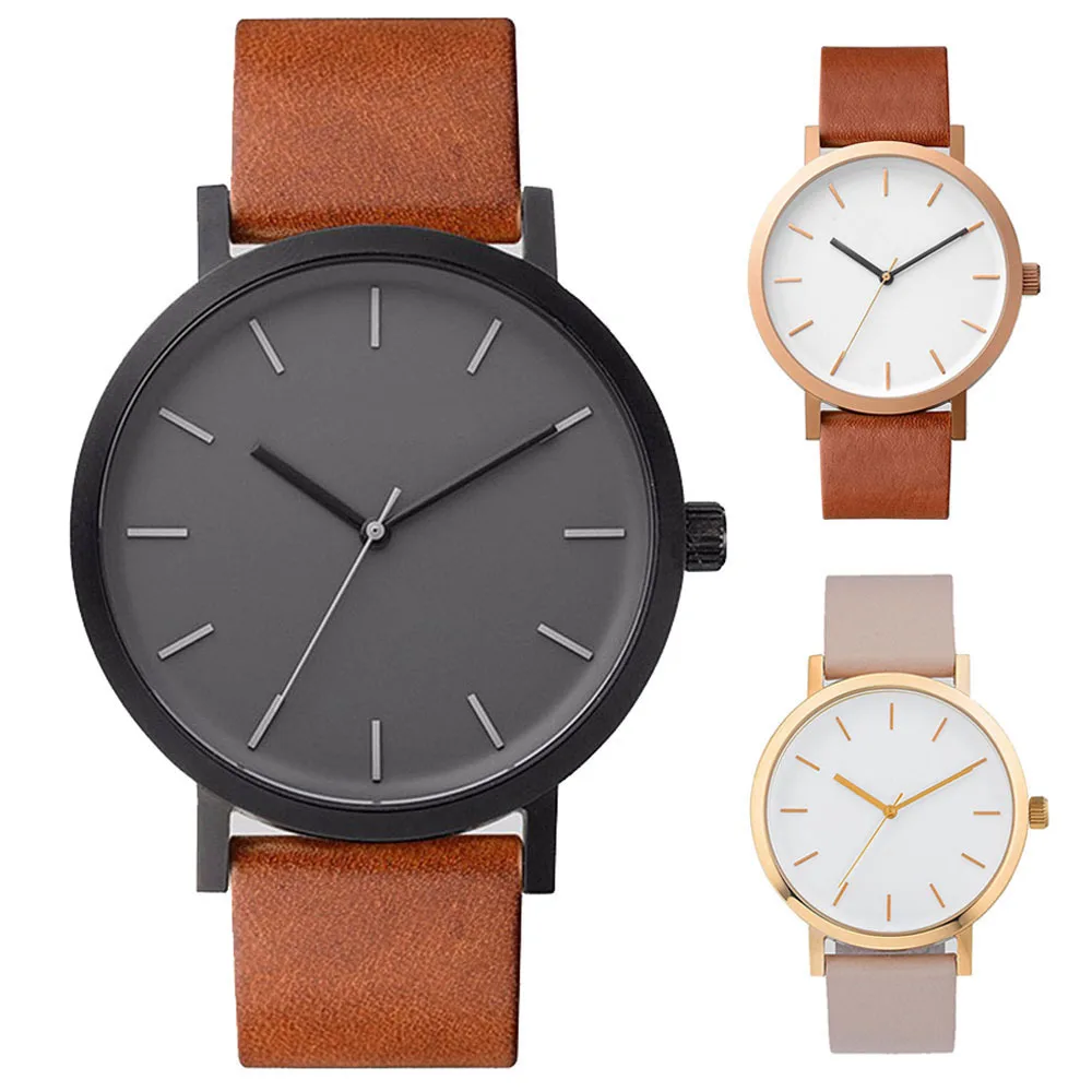 

Quartz Watch Men Famous Brand Leather Band Wrist Men's Watches Montre Homme Erkek sports Wristwatch