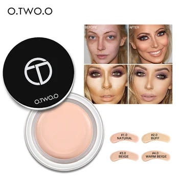 

O.TWO.O Pro Waterproof Concealer Cream Makeup Primer Full Wrinkle Foundation Base Lasting Oil-Control Concealer Freckles Cover