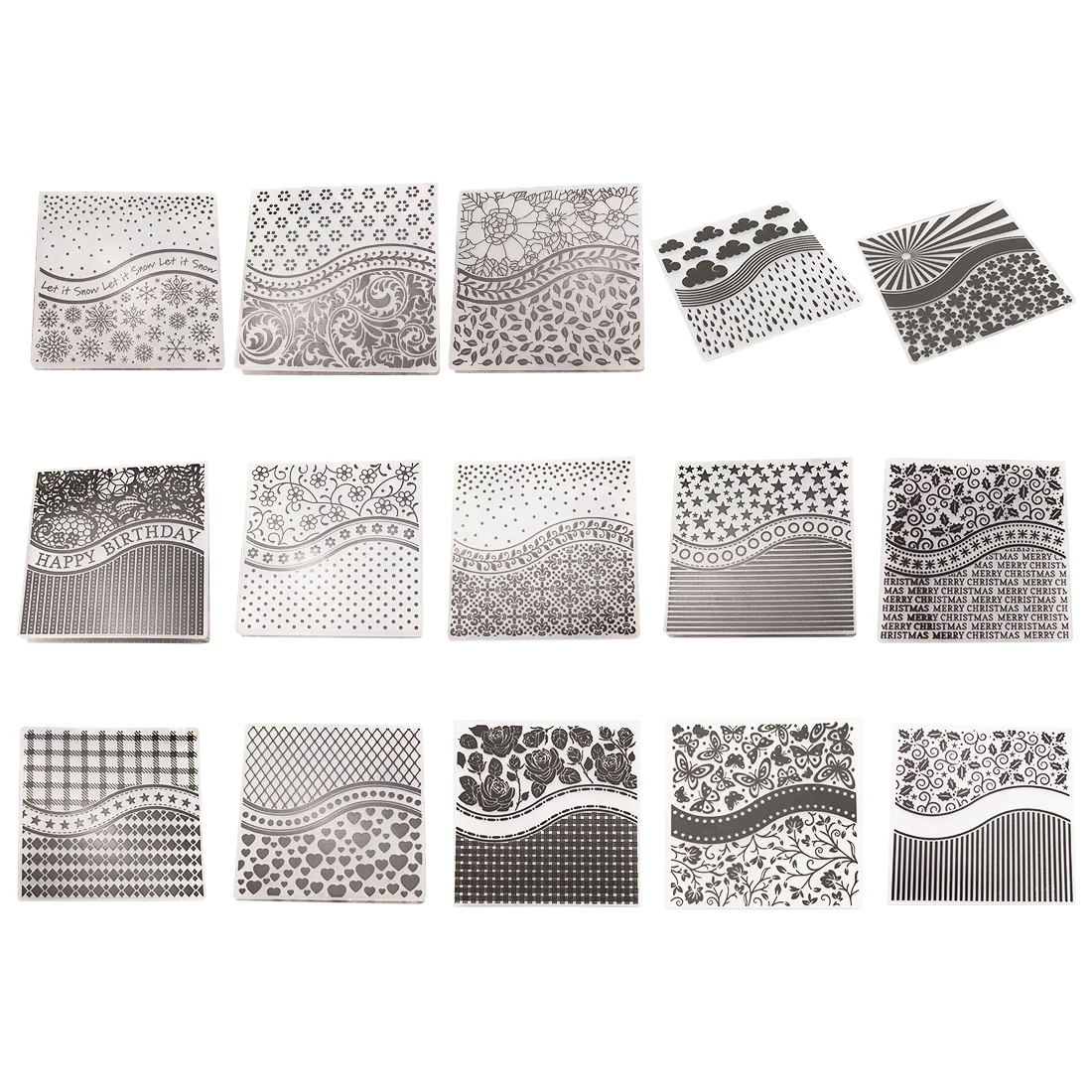 Crafts Scrapbooking Embossing Folder Template Photo Album Decoration Stencils