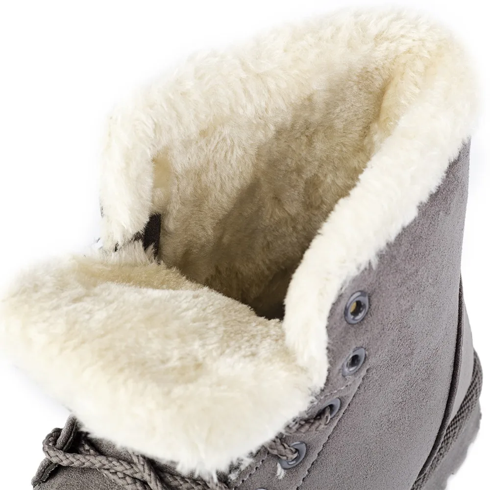 Модные теплые зимние ботинки Теплые женские ботильоны Bota Feminina Женская обувь Botte