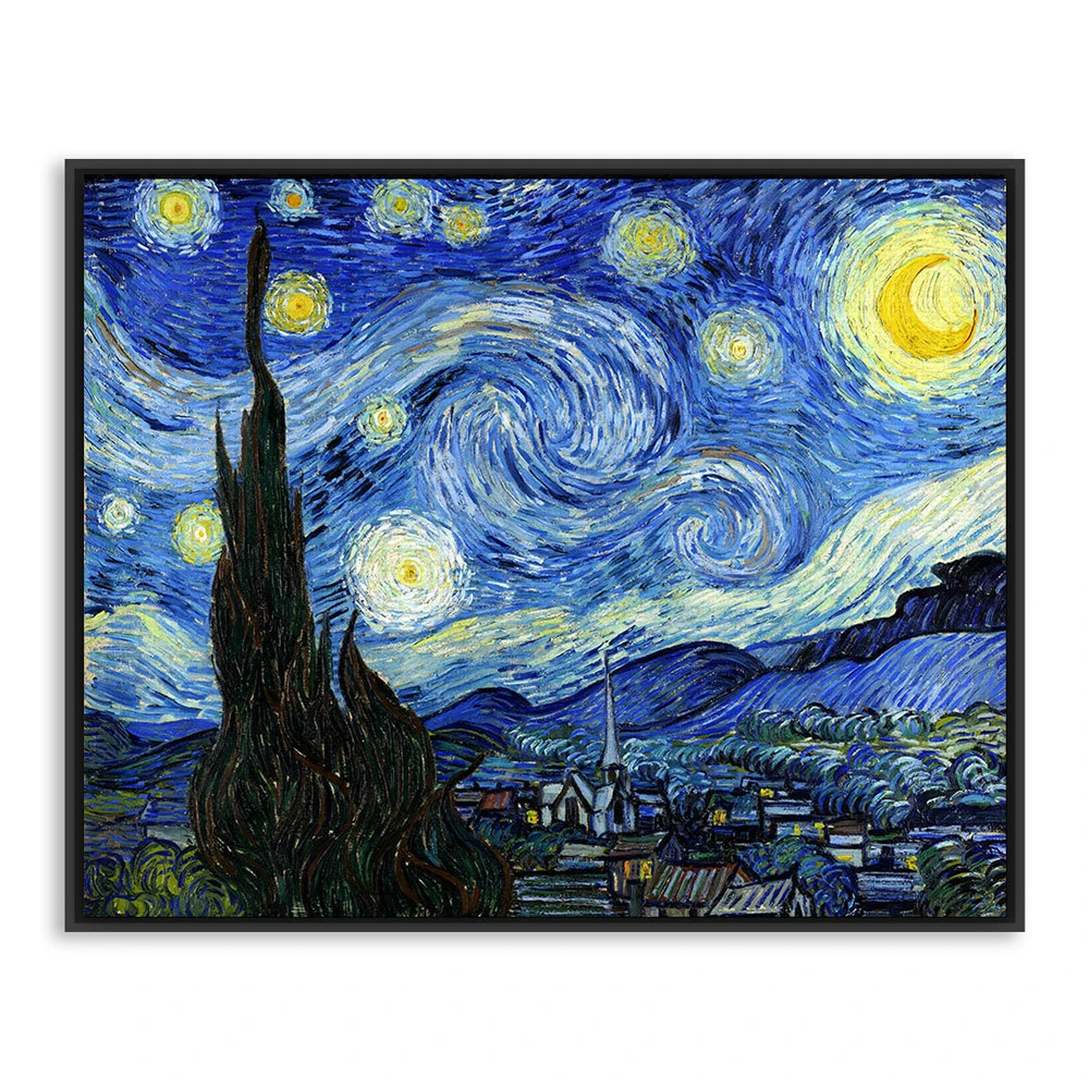 ヴィンセント ヴァン ゴッホの有名なアーティスト星月夜風景キャンバスポスター印刷印象派大きな掛り絵画家の装飾絵画 Decorative Painting Famous Artistposter Print Aliexpress