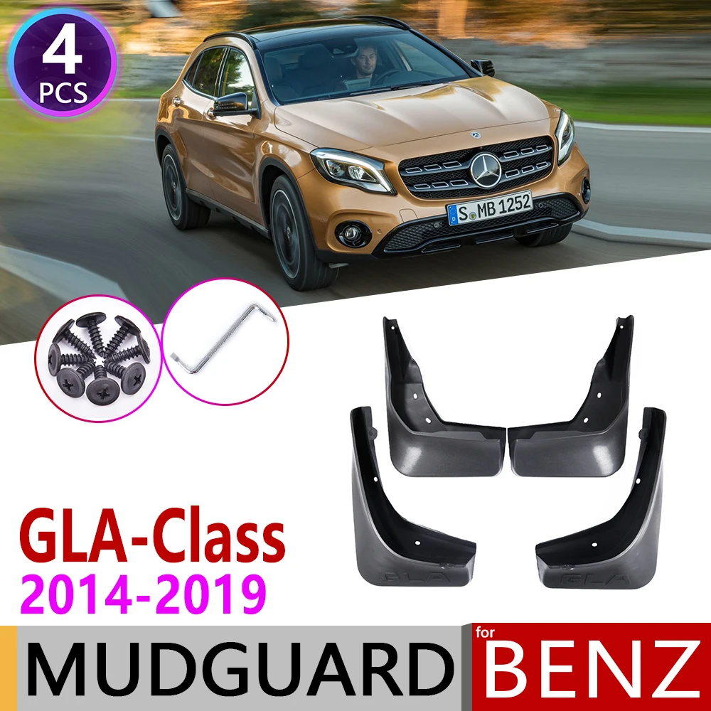Mudflap For Mercedes Benz Gla Class X156 14 19 180 0 2 250 260 45 Amg Fender Mud Guard Splash Flap Mudguard Accessories Car Stickers Aliexpress