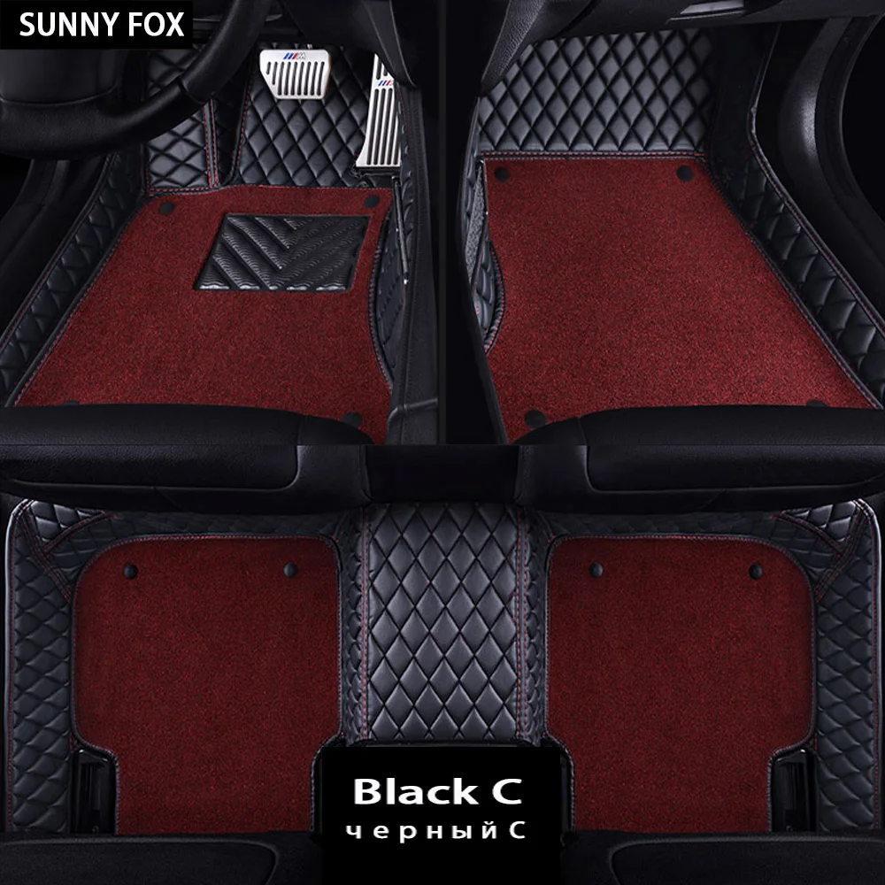 Car floor mats special for BMW X5 E70 F15 Leather heavy duty 5D car