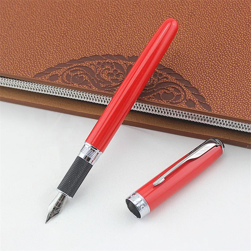 Высококачественная металлическая авторучка jinhao 601, 0,5 мм, Письменная ручка для подписи, авторучка для детей, подарок, школьные принадлежности