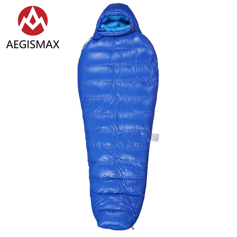 AEGISMAX Ultra l/éger Duvet doie Sac de Couchage Momie Sac de Couchage Duvet pour randonn/ée 800/ Fill