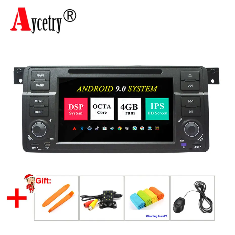 

Android 9.0 4G 64G 8 CORE Car DVD Multimedia player GPS Autoradio audio For BMW/E46/M3/Rover/3 Series car Radio STEREO OBD2 DVR
