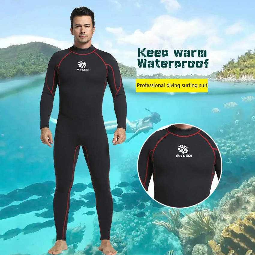 

3mm One Piece Diving Suits Waterproof Suit Wetsuit Surfing Suit (MY029)