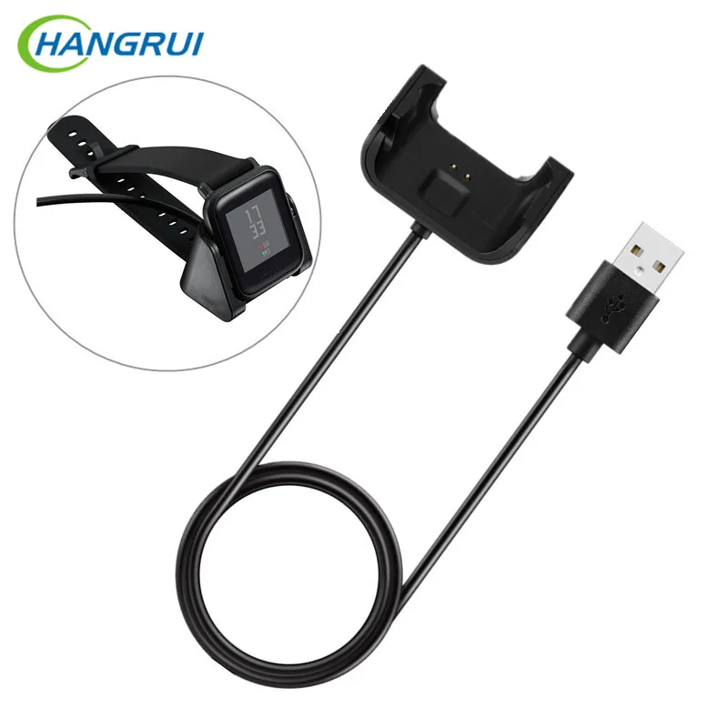 HANGRUI USB магнитное зарядное устройство для Xiaomi Huami Amazfit Bip Молодежные умные часы зарядное устройство s кабель для быстрой зарядки зарядное устройство Замена