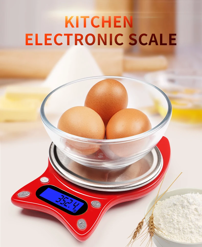 Кухонные электронные весы инструмент высокоточные Цифровые портативные пищевые весы торт приспособления для выпечки