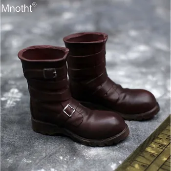 

Mnotht 1/6 Male Soldiers Parts VF003 Brown Middle Boot Hollow Tank Combat Shoes Model Toy for 12in Action Figure Collection m3n