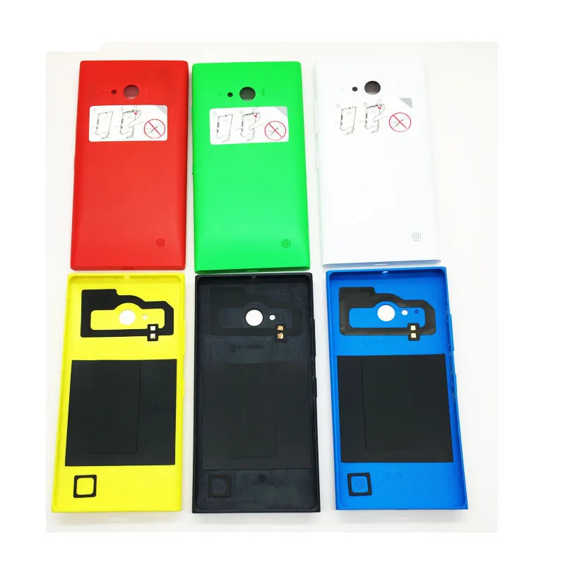 

Original New Mobile Phone For Nokia Lumia 730 735 Battery Cover Case Back Housing With Power Volume Buttons