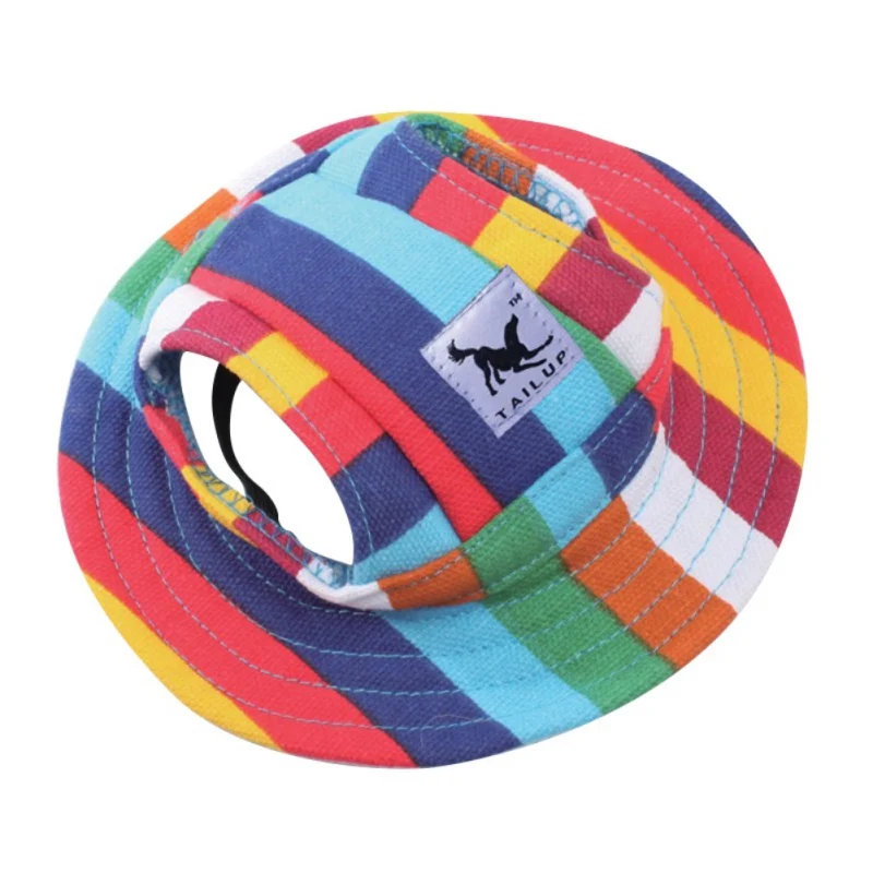 Cane bello Maglia Del Cappello Del Sole Traspirante Visiere del Cucciolo del Gatto Berretto Da Baseball Accessori di Alta Qualità di Colore Rosa Del Fiore di Disegno Della Banda Del Cappello Della Principessa