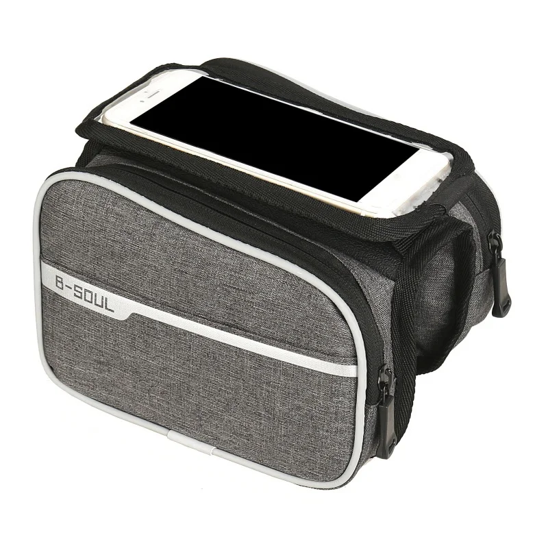 Водонепроницаемый Велосипедный Чехол чувствительный сенсорный экран сумка для водонепроницаемый для мобильного телефона для езды на велосипеде на улице рамка сумка передняя трубка сумка