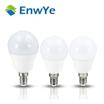 

EnwYe LED lamp SMD 2835 LED E14 Light Bulb 220V 3W 6W 9W 12W Cold Warm White Led Spotlight Lamps Lampada Highlight