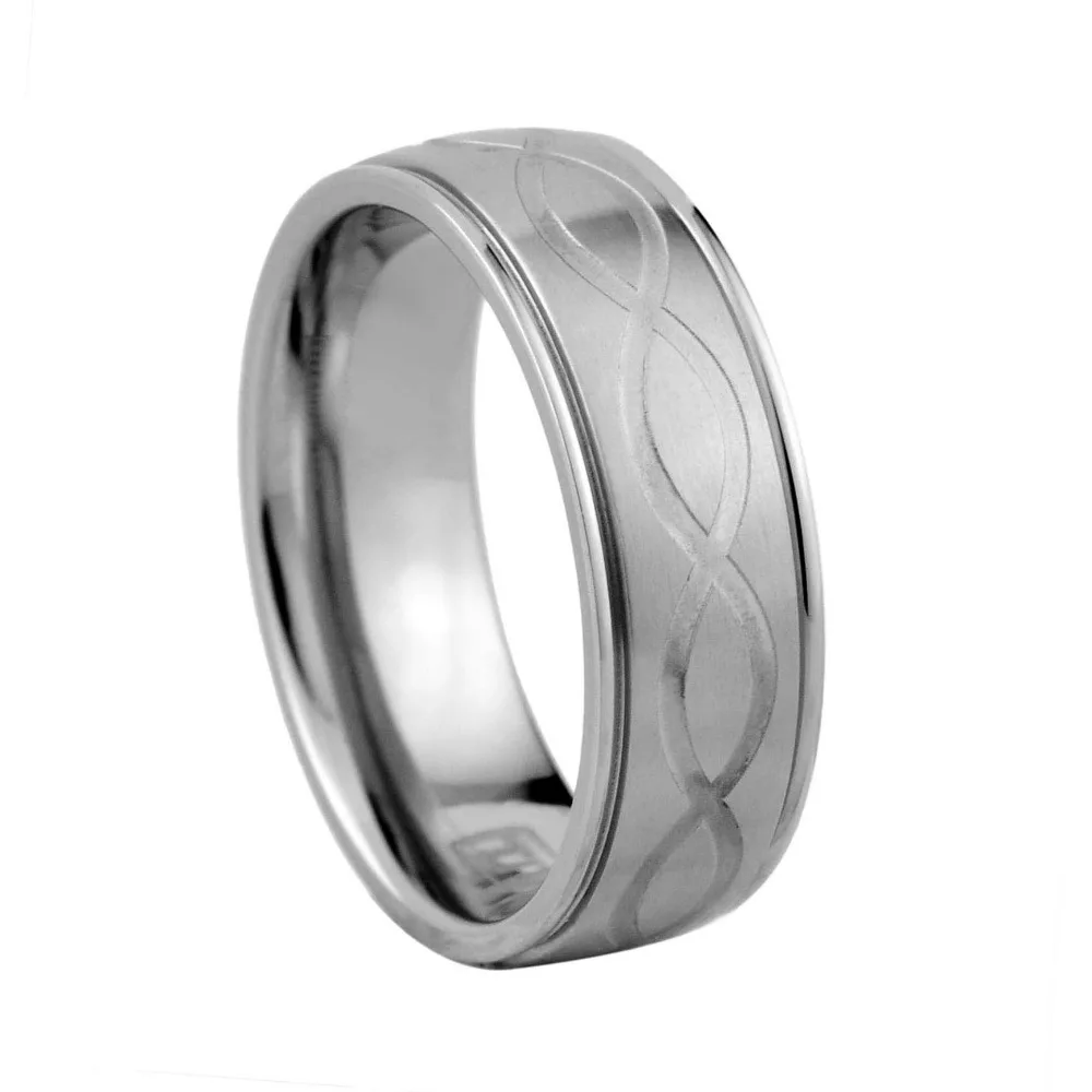 

6MM Titanium Fashion Simple Brushed Rings For Man or Woman Gift