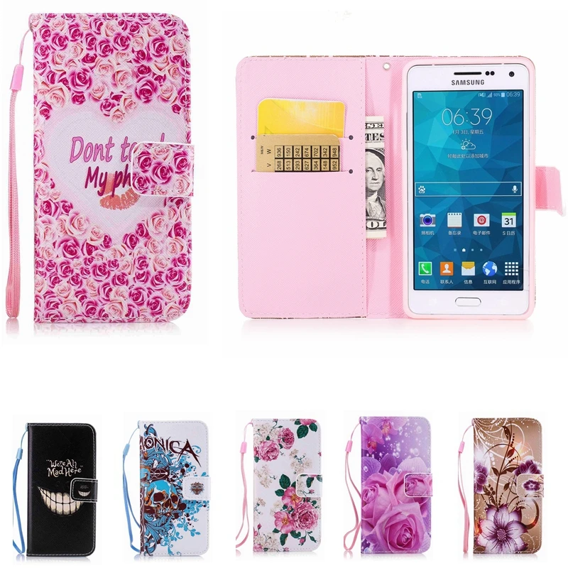 

Leather Painting Wallet Cover Flip Stand Case For Samsung Galaxy S3 S4 S5 S6 S7 Edge Core 2 Grand Prime A3 A5 J1 J3 J5 2016 Case