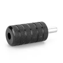 Черный с фокусным расстоянием 25 мм Алюминий сплав трубка Грип для татуировки