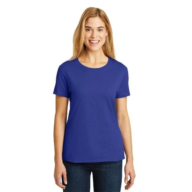 Hanes SL04 Ladies Nano T Cotton T-Shirt Deep Royal Blue - Medium