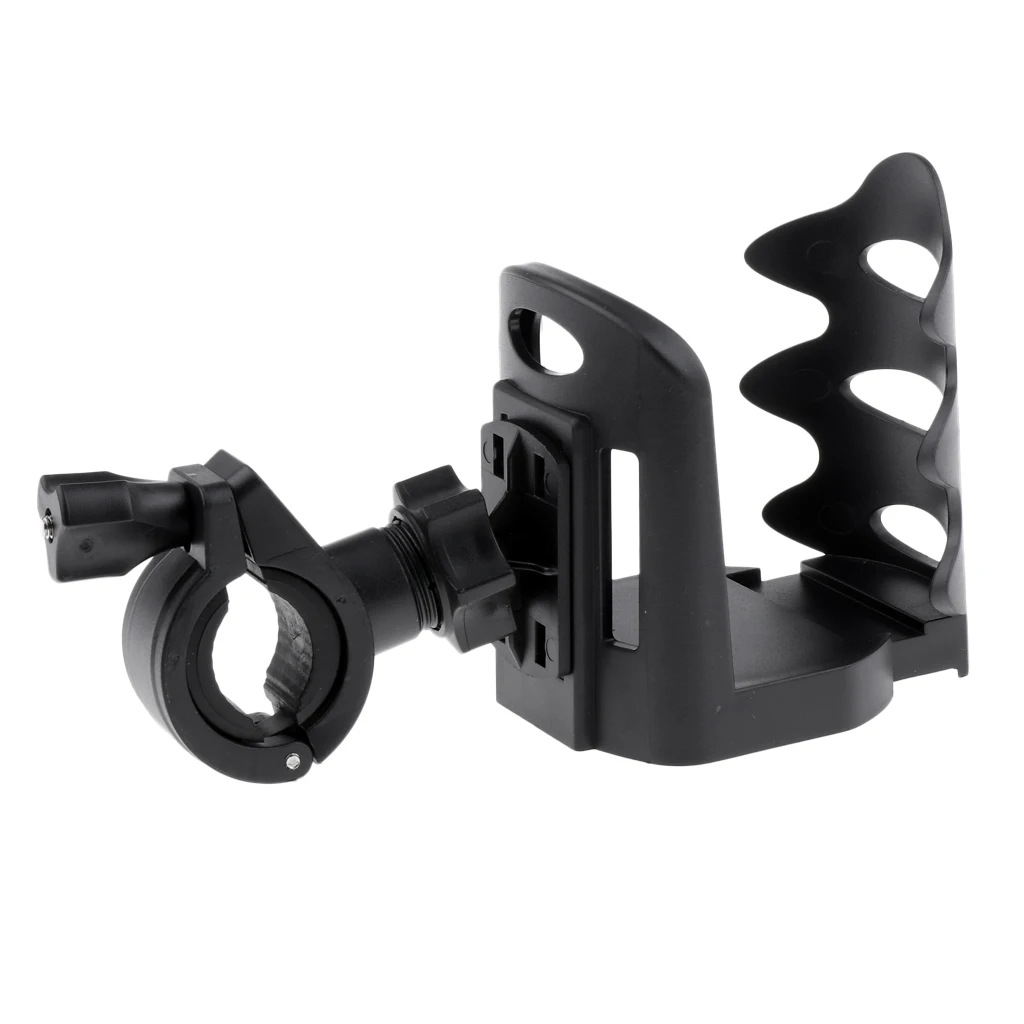 Indoor Auto Cycling Exercise Bike Water Bottle Holder Mount, Drink Cup Bottle Cage Bracket Stand for Stationary Gym Handlebar