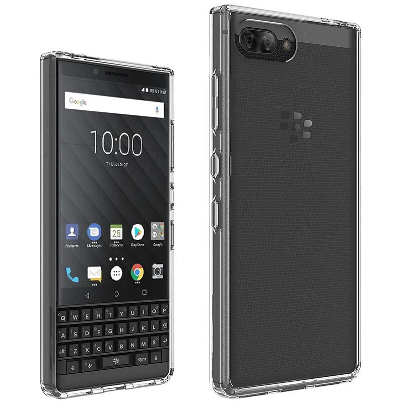 Для BLACKBERRY KEY2 чехол 4,5 Кристальный Гибридный Бампер прозрачная твердая акриловая задняя крышка чехол для BLACKBERRY KEY 2 KEYTWO KEY TWO BBF100