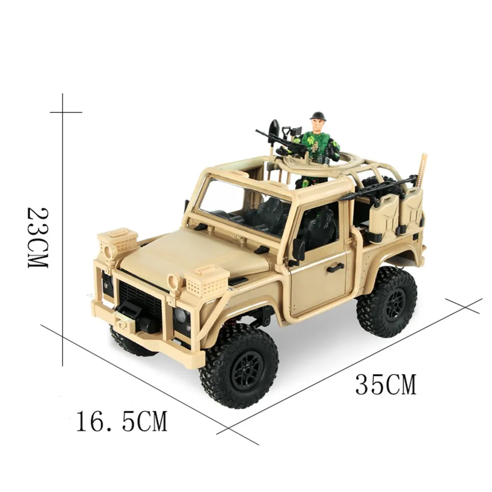 FY004A 1/16 2 4 г 6WD Rc грузовик пропорциональный контроль армии США Грузовик RTR модель