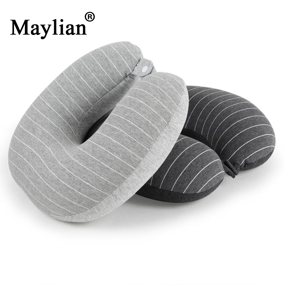

U Shaped Pillow Slow Rebound Memory Soft Car Air Flight Travel Neck Pillow Pillows Neck Support p107