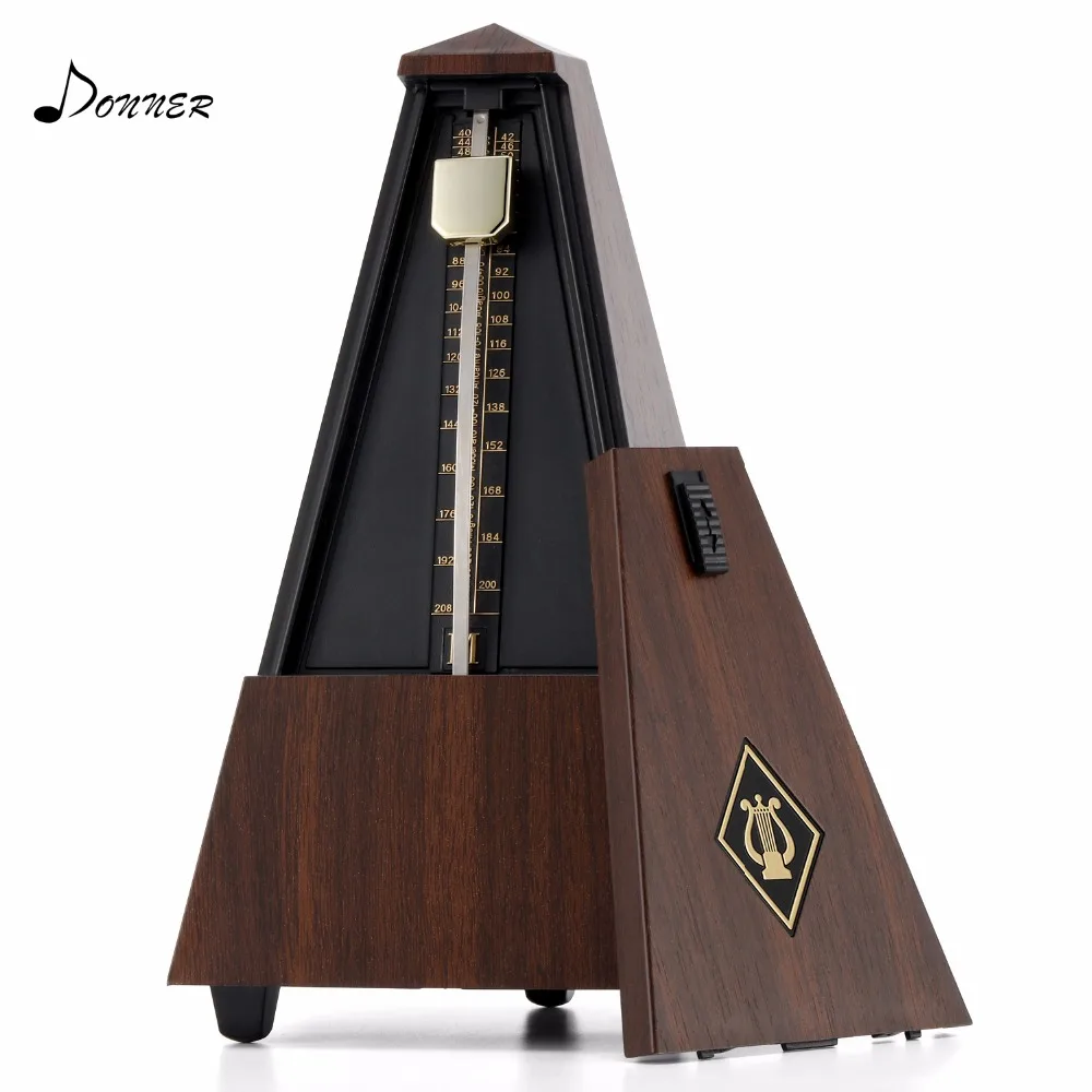 

Donner Pro Mechanical Metronome For Guitar Drum Piano Bass Classic Pyramid Tower Style Musical Instrument Accessories