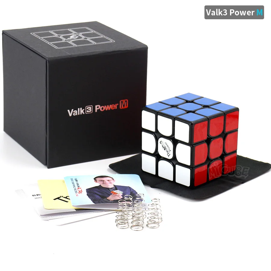 Mofangge Valk3M Valk3 power M Магнитный куб скорость 3x3x3 Cubo Magico 3x3 игрушки для детей головоломка профессиональный игрок - Цвет: Valk3PowerM-Black