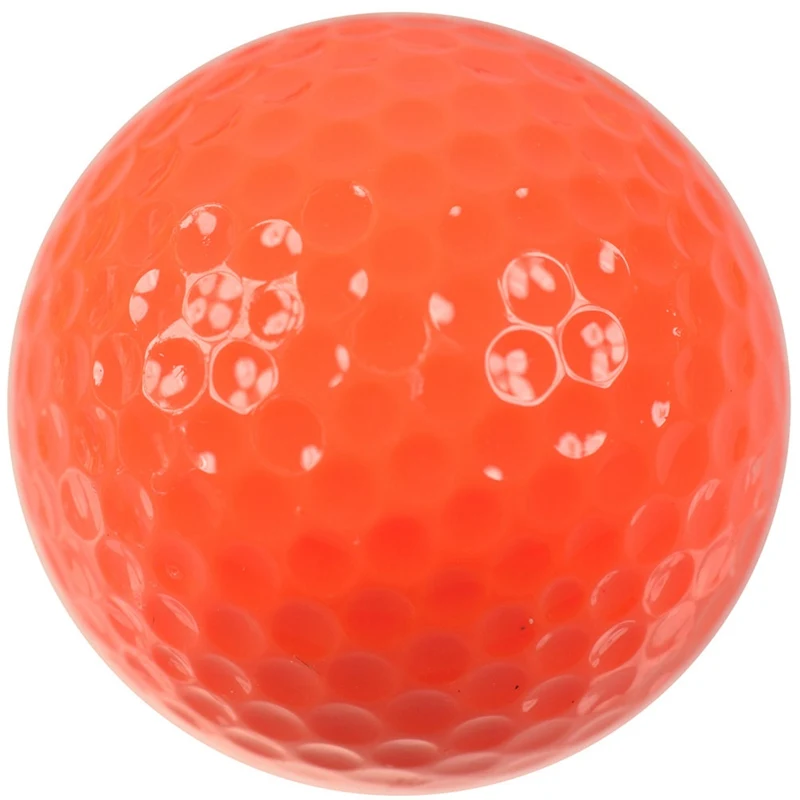1 шт. мяч для гольфа пластиковая открытая Спортивная тренировка, теннис белый Golfball круглые тренировочные аксессуары для гольфа - Цвет: OR