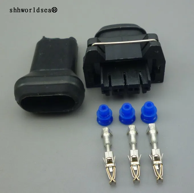 

shhworldsea 3 Pin 3 pins female wire harness auto sensor connector DJ7033-3.5-21