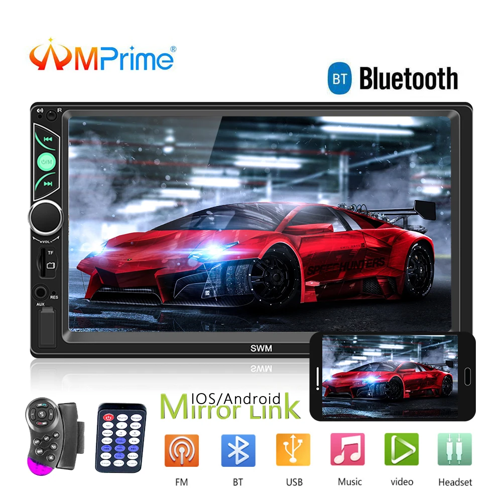 Aliexpress.com : Buy AMPrime Car Radio 2 Din 7" HD
