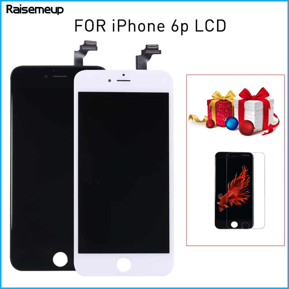 

AAA+++ quality Touch Screen Digitizer Assembly Replacement LCD Display For iphone 6 plus 6p screen completo Free shipping
