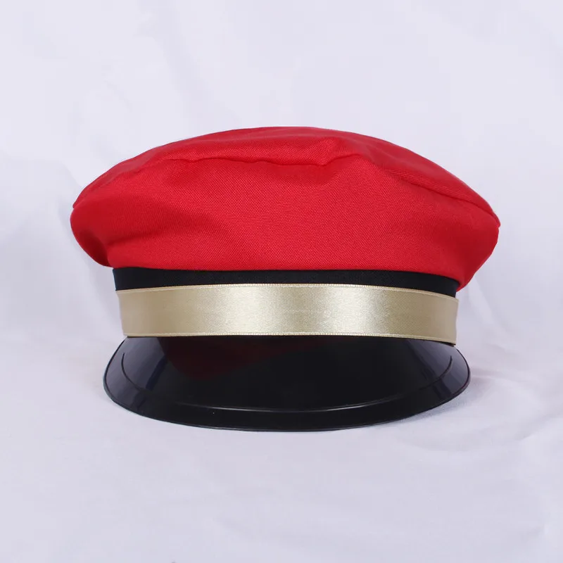 red navy hat Women Navy Performances Caps Sailor hat Military dance Hats military clothingin